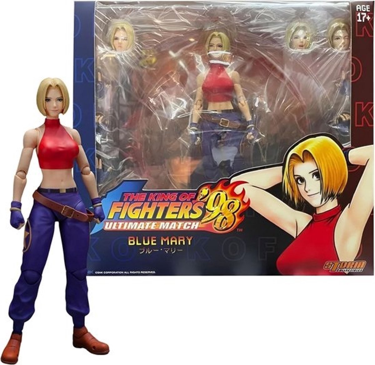 Actionfiguur 1/12 - Blue Mary - The King of Fighters '98 - Beweegbaar Poppetje