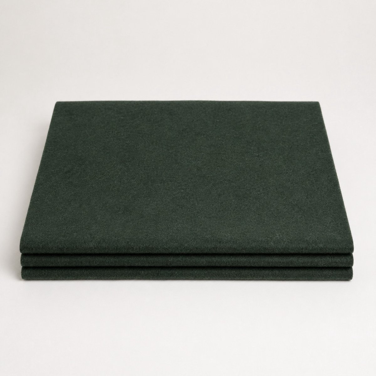 Wollen wiegdeken / babydeken 70x100 cm – 100% wol – Donkergroen