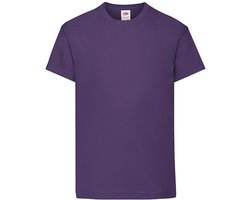 Fruit of the Loom - Kids´ Original T - Purple - 116