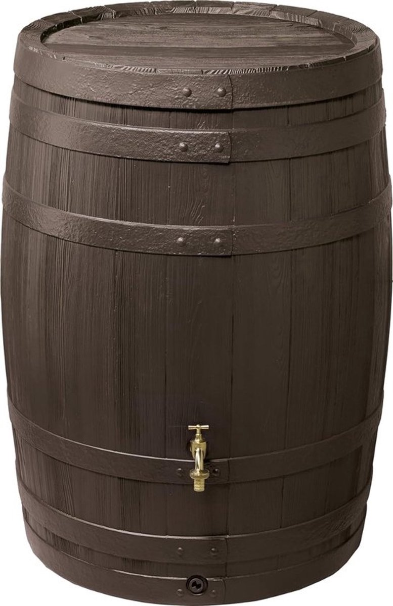 Regenton 420 Liter in Houtlook | Duurzaam Regenwater Opvangen