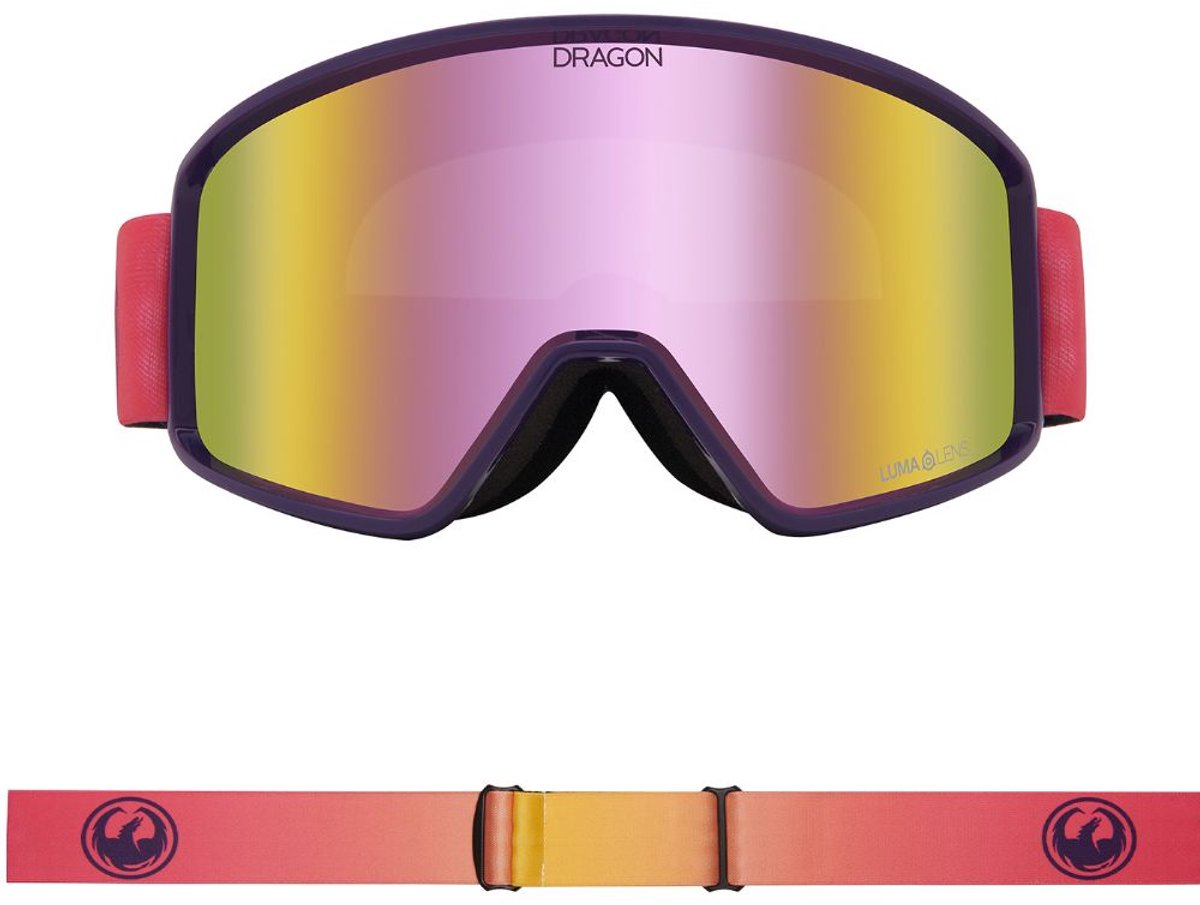 Dragon Alliance DXT OTG Jeugd Skibril - Fade Pink Lite/Pink Ionized