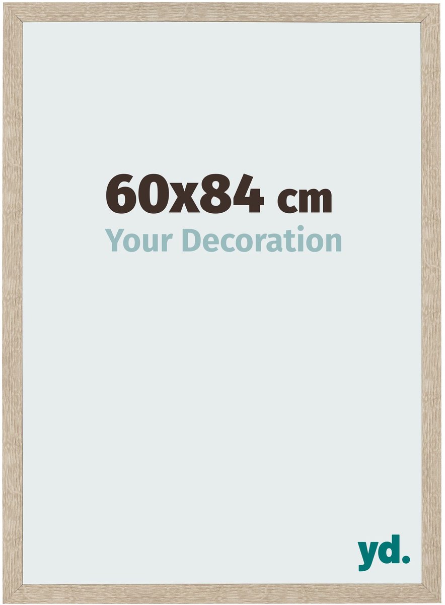 Your Decoration - Fotolijst 60x84 cm - MDF - Sonoma Eiken - Bologna