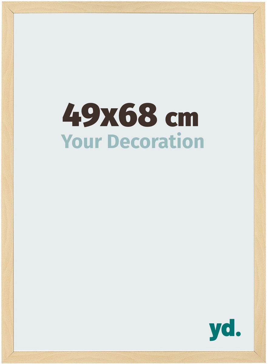 Your Decoration - Fotolijst 49x68 cm - MDF - Beuken Decor - Bologna