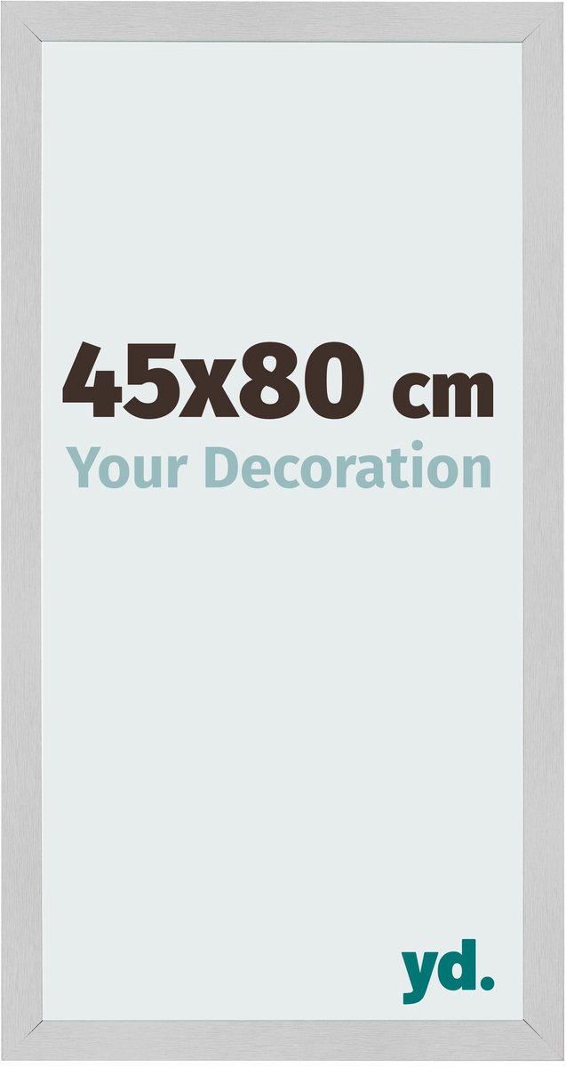 Your Decoration - Fotolijst 45x80 cm - MDF - Edelstaal - Bologna