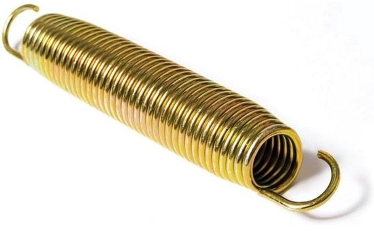 Trampoline Veren - Vervangende Veren - Trampoline Reparatie - Set van 10 - 165 mm - Goud