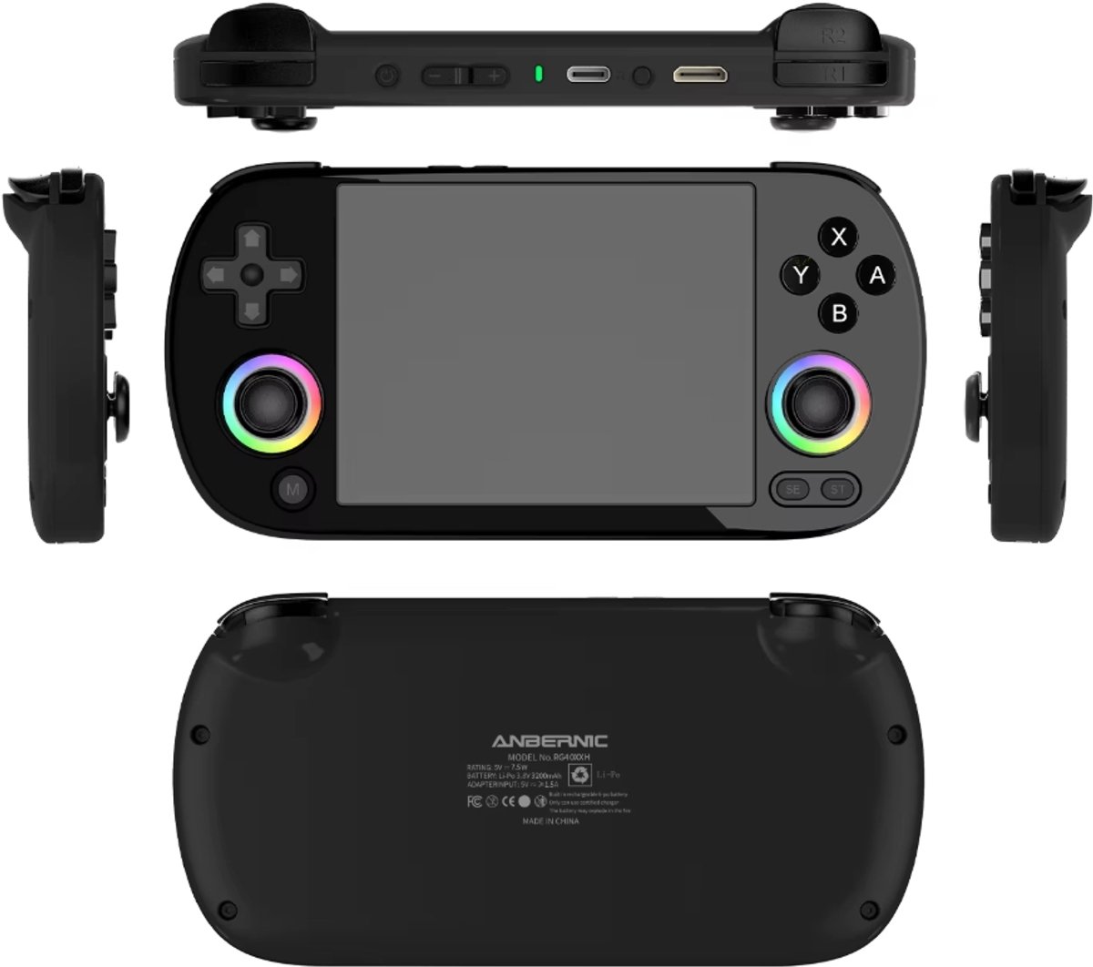 Innovastore Gameconsole - Retro gameconsole - Gamingspeler - Gaming - Spelcomputer voor kinderen - 5000+ games - Oplaadbaar -Zwart