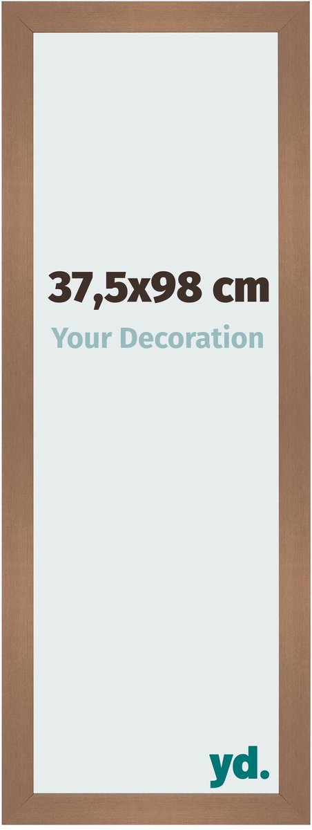 Your Decoration - Fotolijst 37,5x98 cm - MDF - Koper Decor - Bologna