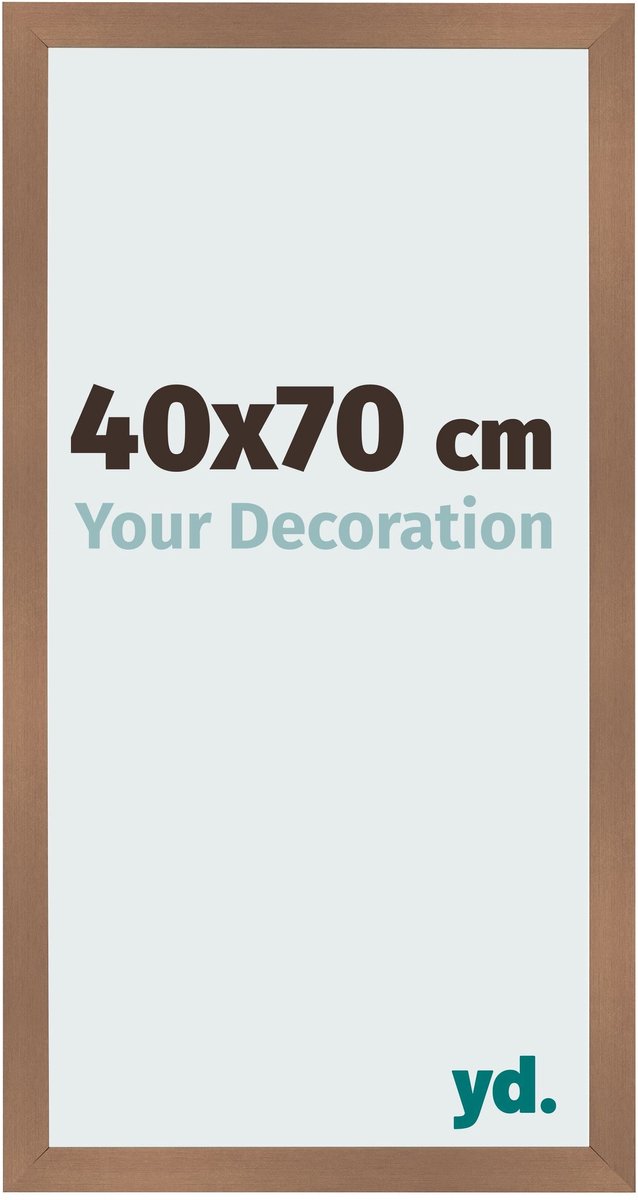 Your Decoration - Fotolijst 40x70 cm - MDF - Koper Decor - Bologna