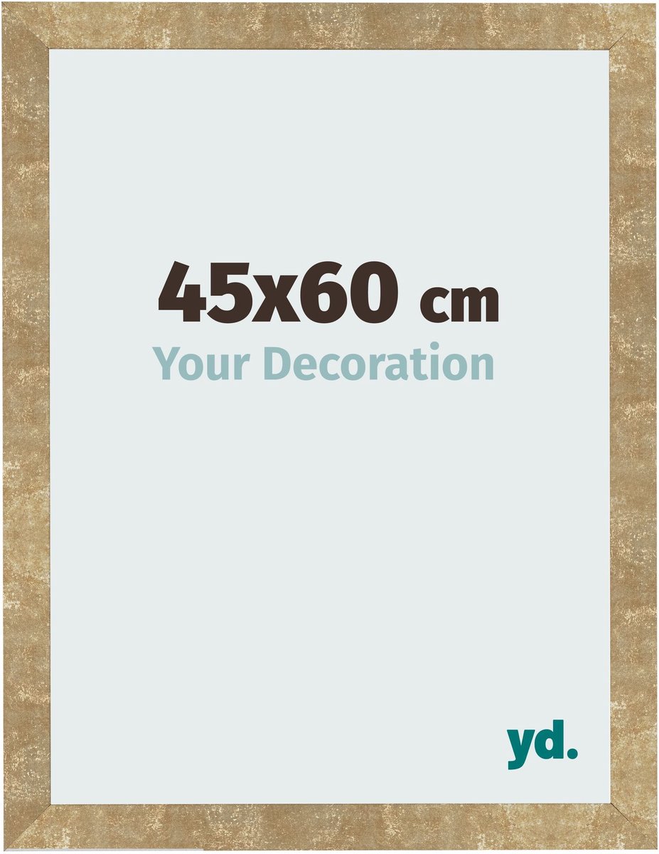 Your Decoration - Fotolijst 45x60 cm - MDF - Goud Antiek - Bologna