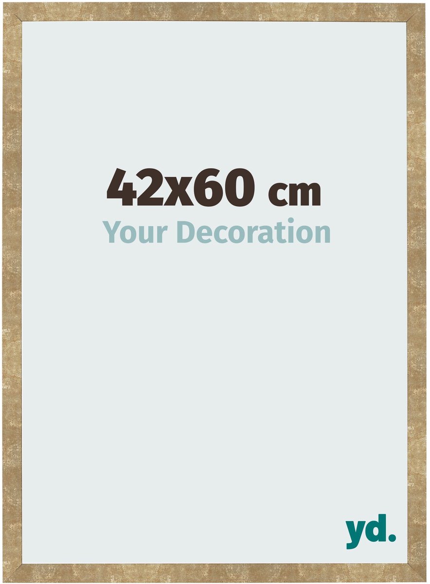 Your Decoration - Fotolijst 42x60 cm - MDF - Goud Antiek - Bologna