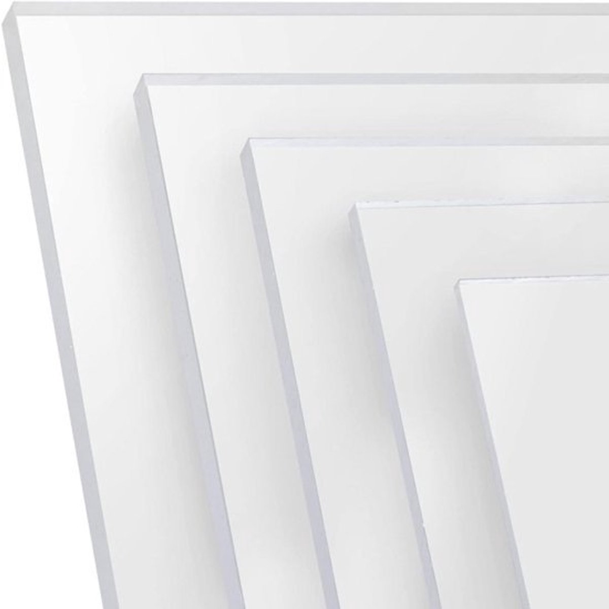 Acrylglas Plaat - Kunststof Glas - Op Maat Maken - Breukvast UV-bestendig - 11x50 cm - Transparant