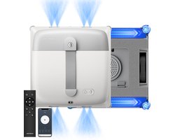 LIECTROUX G9 Slimme Ramenwasrobot – Dubbele Bionische Armen – 8-voudige Waterspray – App & Afstandsbediening – Automatische Ruitenreiniger