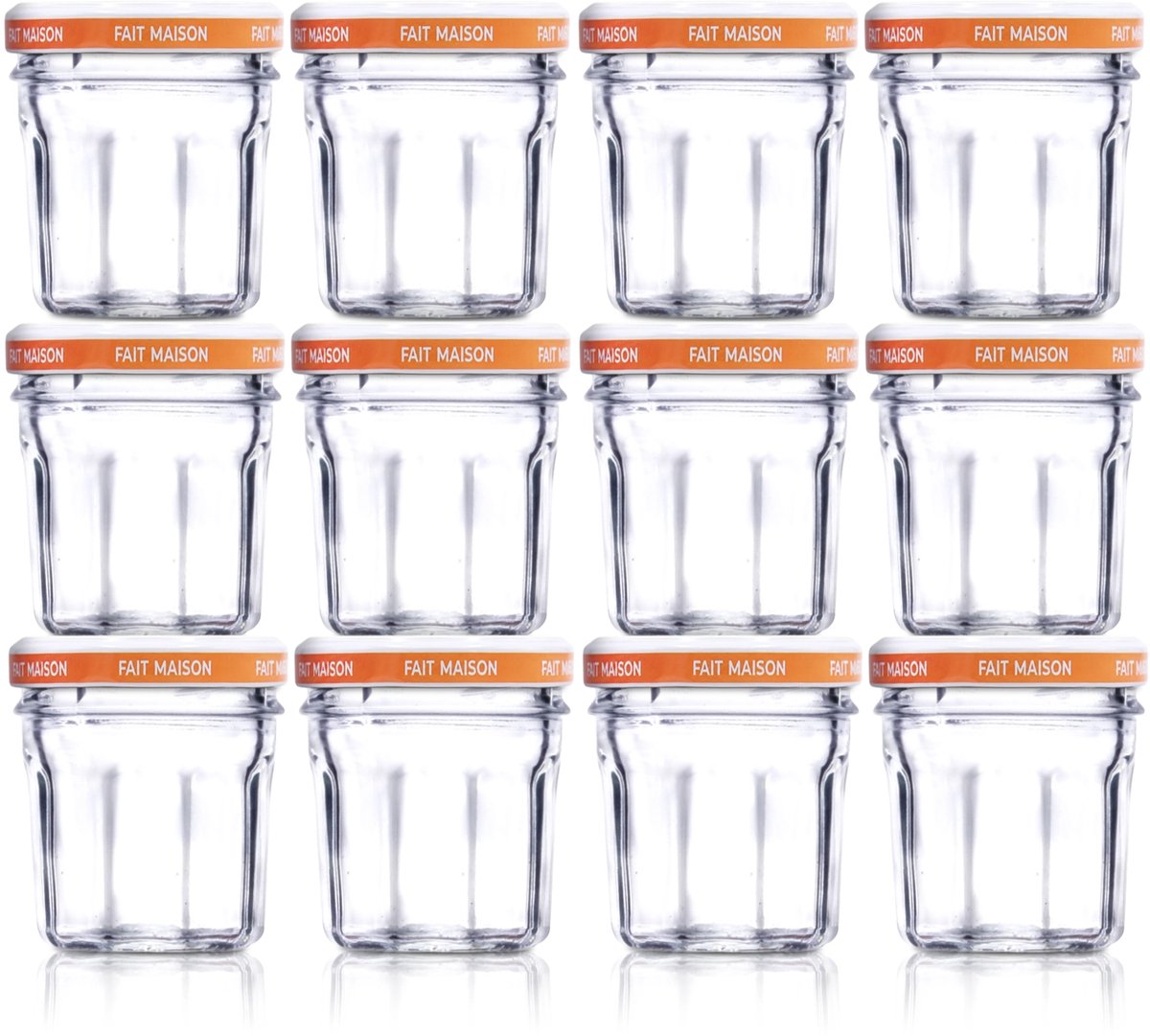 Le Pratique | Mini Inmaakpotjes | Jampotjes 46ml | 48mm set van 12
