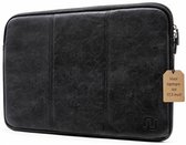 NEGOTIA Vintage Abbey - Leren Laptophoes 17 inch - Laptop Hoes & Sleeve - Geschikt voor 17.3 inch Laptops - Zwart
