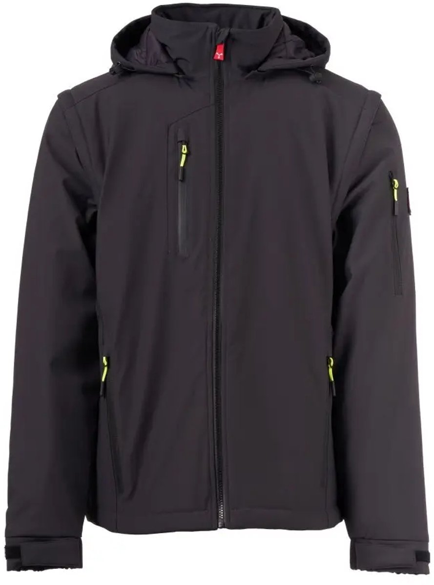 2 in 1 waterdichte jas Payper Wear Creek Lite Pad Antraciet