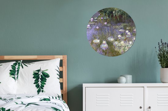 Wall Circle - Wall Circle - Nymphéas - Claude Monet - Aluminium - Dibond - ⌀ 60 cm - Intérieur et Extérieur