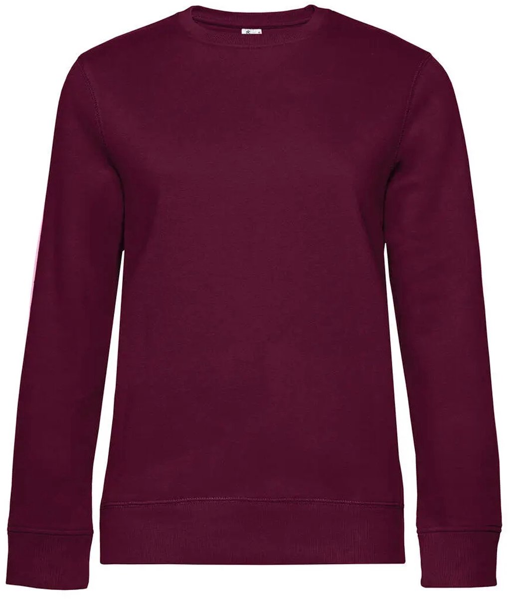 Dames sweatshirt met ronde hals B&C Queen