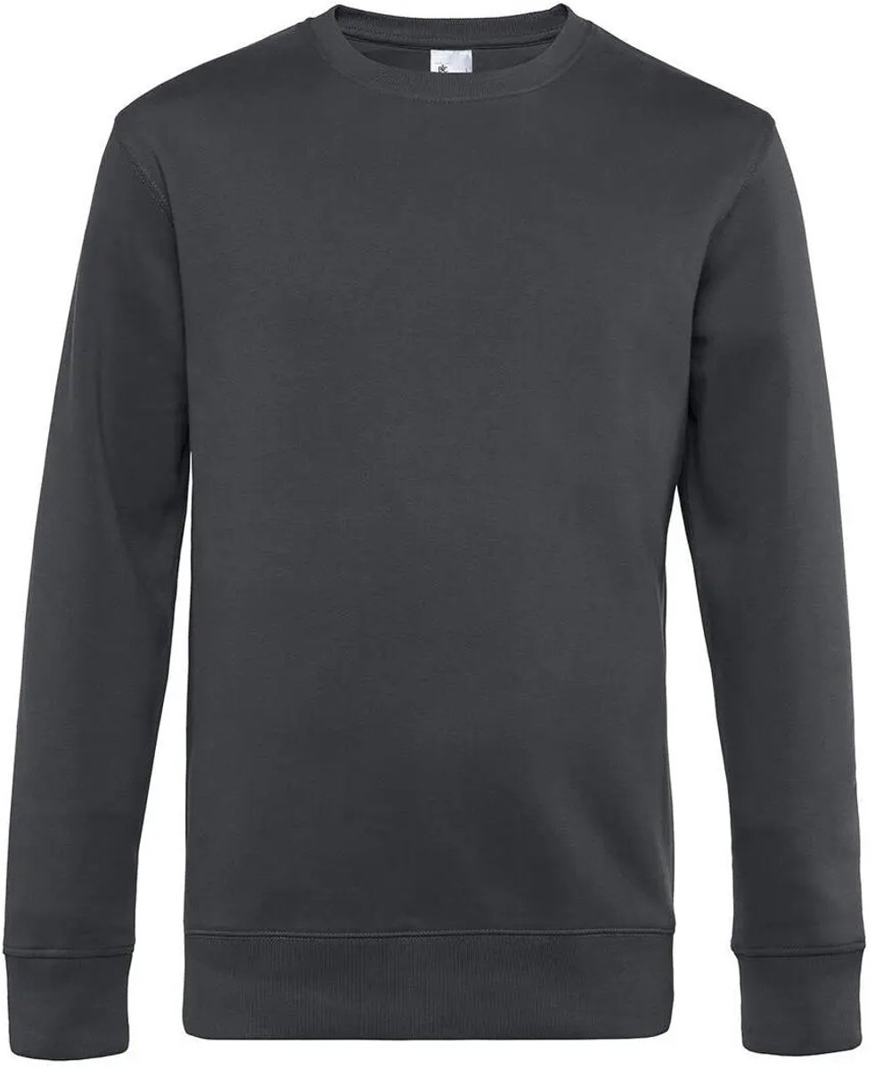 Sweater met ronde hals B&C King