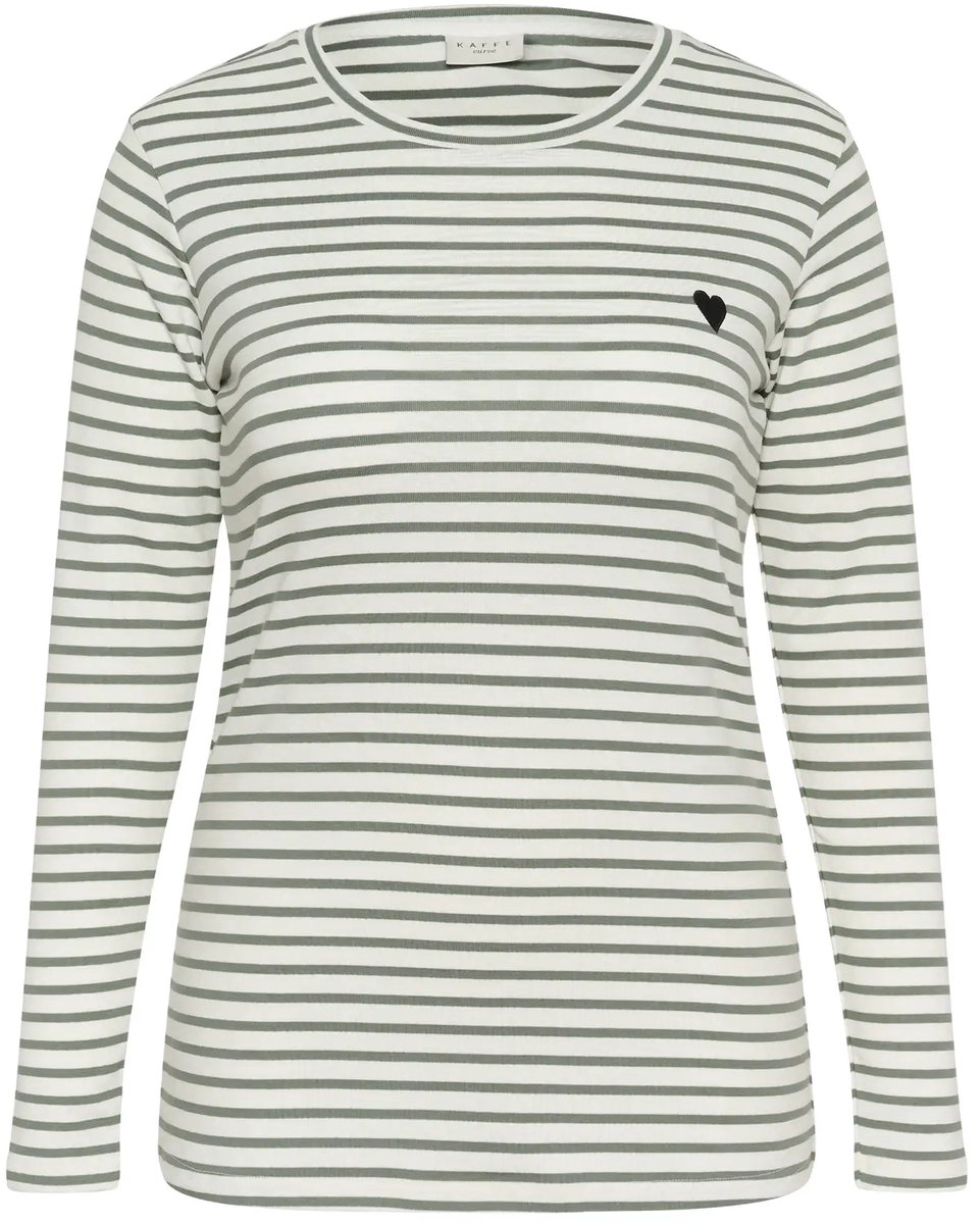 Dames-T-shirt KAFFE Curve Lia
