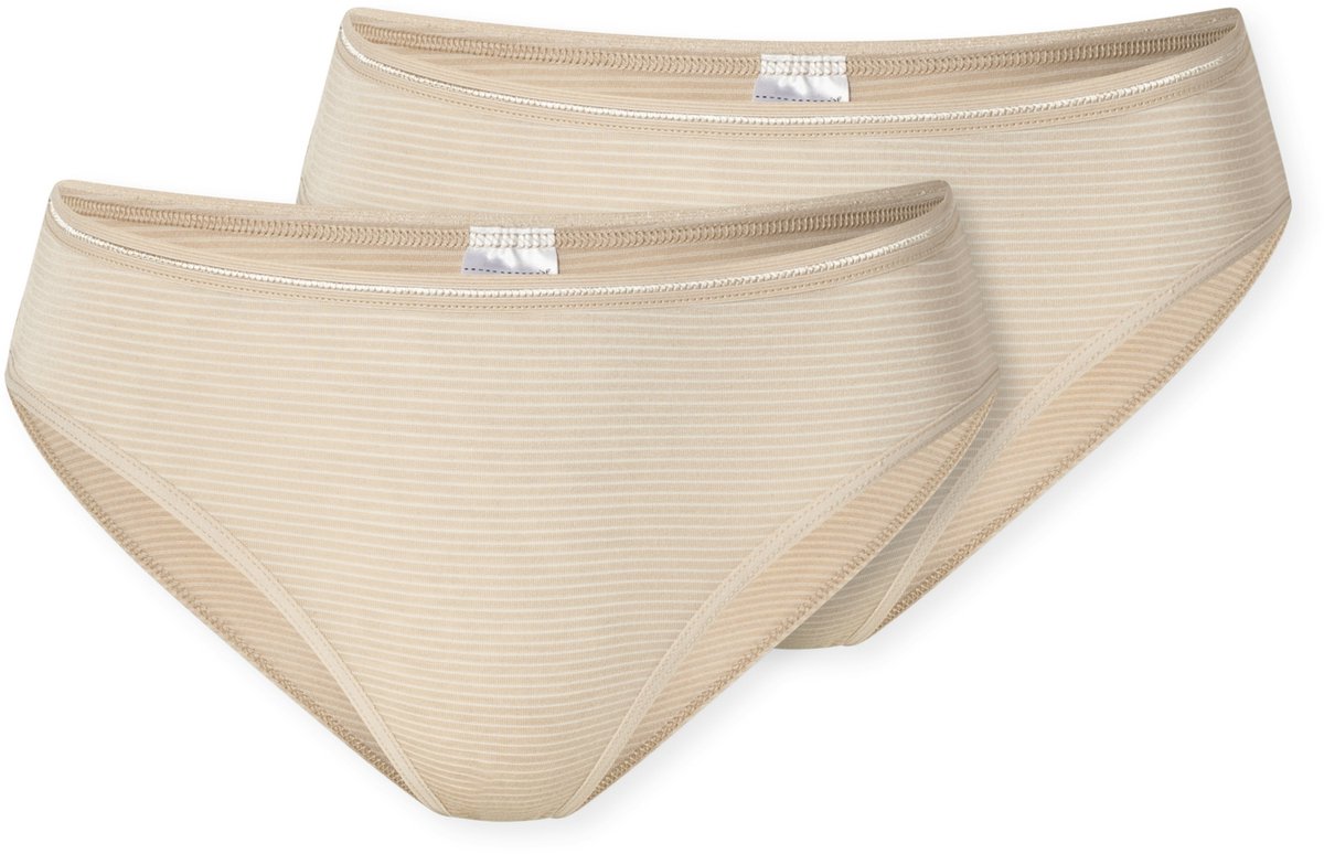 Schiesser 2PACK Tai - Modal Essentials - Dames Onderbroek - zand beige