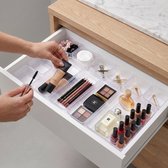 INDECOR Make-up Lade Organizer Bakjes 14 Stuks - Lade Verdeler / Lade Indeling – Cosmetica & Keuken Organizer – Transparant