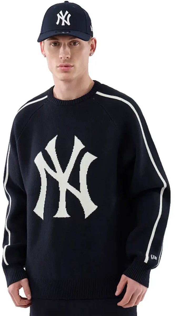 New Era Mlb Knit New York Yankees Trui L Man Blauw
