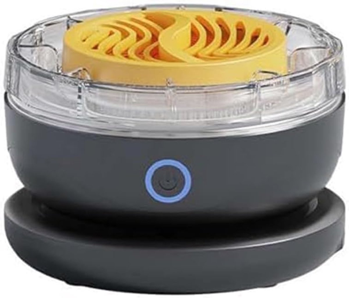 Draadloze fruit- en groentereiniger met hydroxylionentechnologie, IPX7 waterdicht, draagbare voedselreiniger voor vlees en salade, draadloos opladen, compact voor keuken en reizen (zwart)