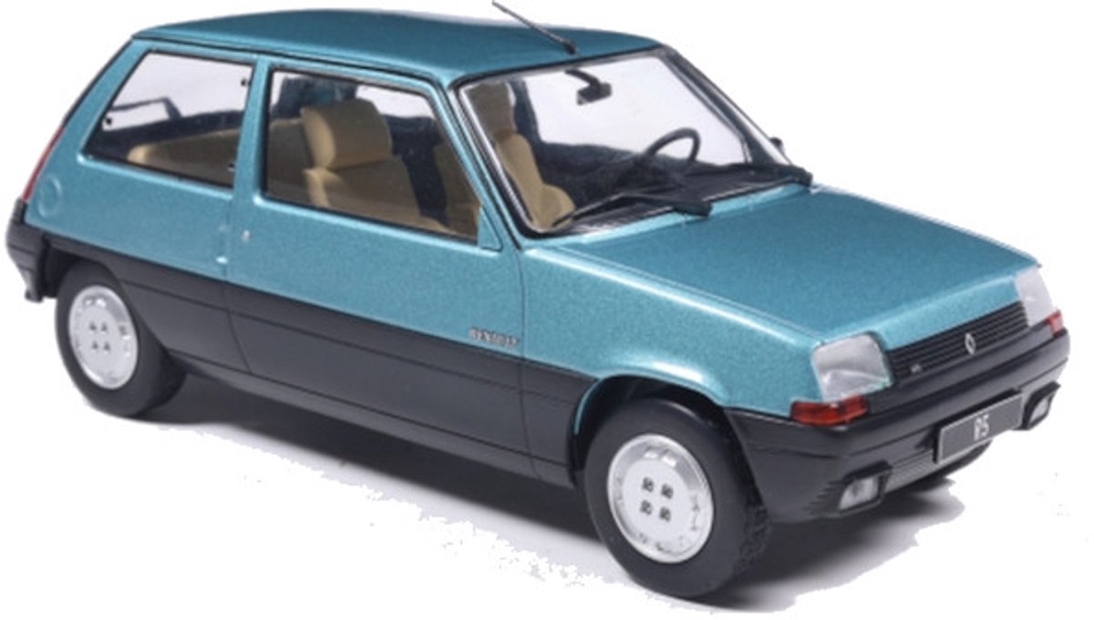 Renault 5 GTL 1985 Licht Blauw Modelauto 1/24 Whitebox