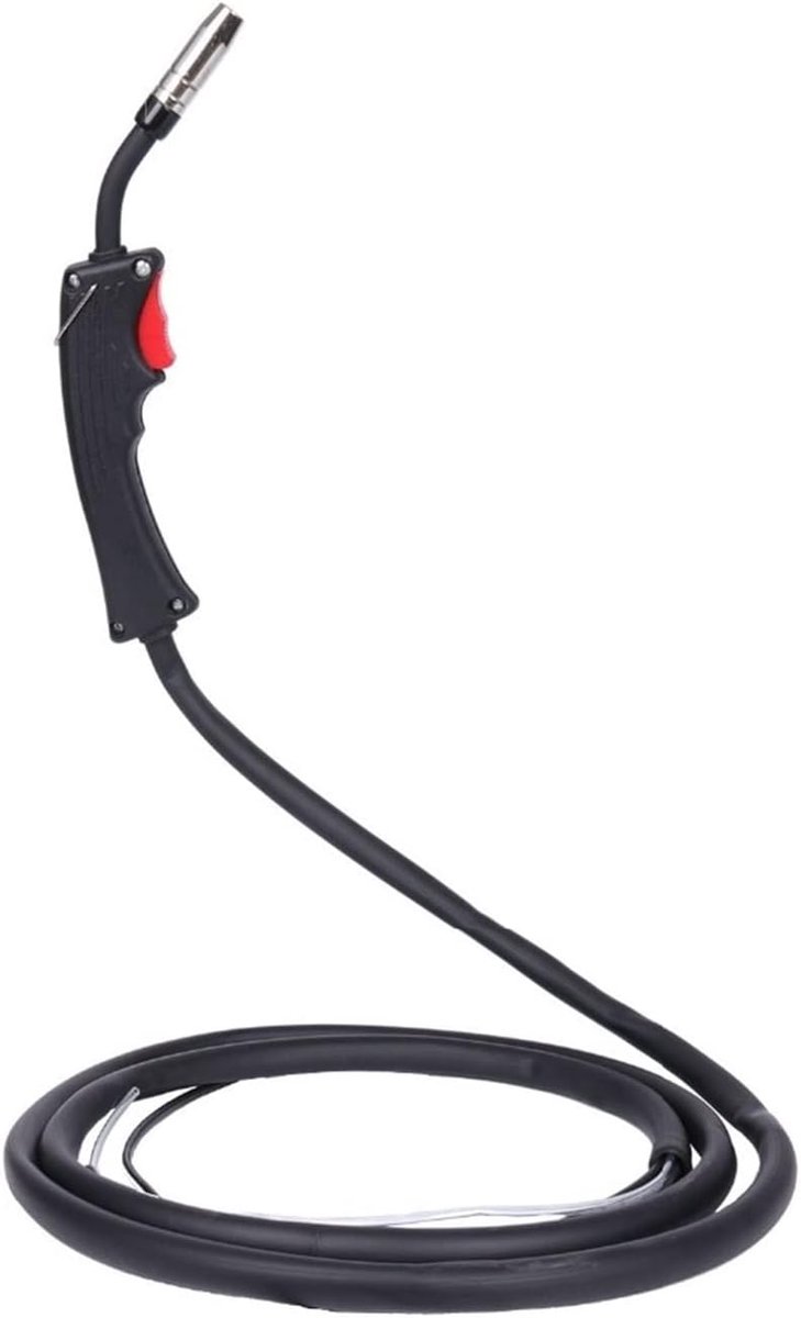 Mig Laspistool - Lastoorts Push Gun - Metaal Lassen - Euro Connector - 2.5 meter - Zwart