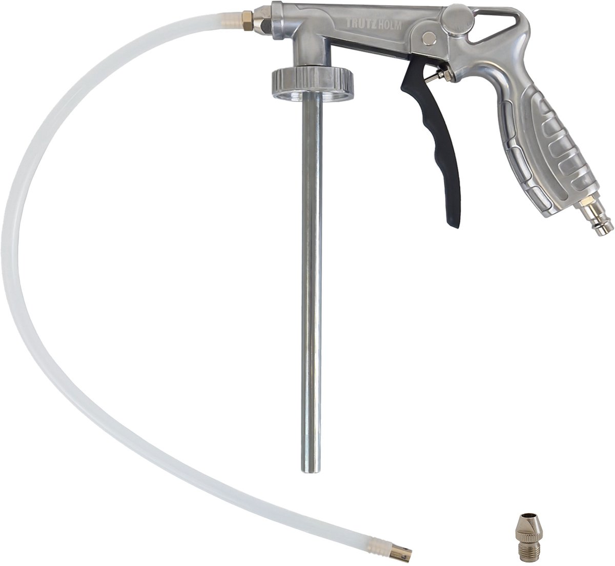 TRUTZHOLM Bodembeschermingspistool Perslucht - Heavy Duty Spouwpistool met Slang - Onderkant Carrosserie Spuitpistool 1/4"