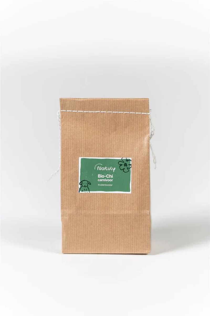 Natuly - Bio-Chi vitaminen voor carnivoren - natuurlijke bron van omega's, vitaminen en mineralen - zuiverend en ondersteunend - 250 gram