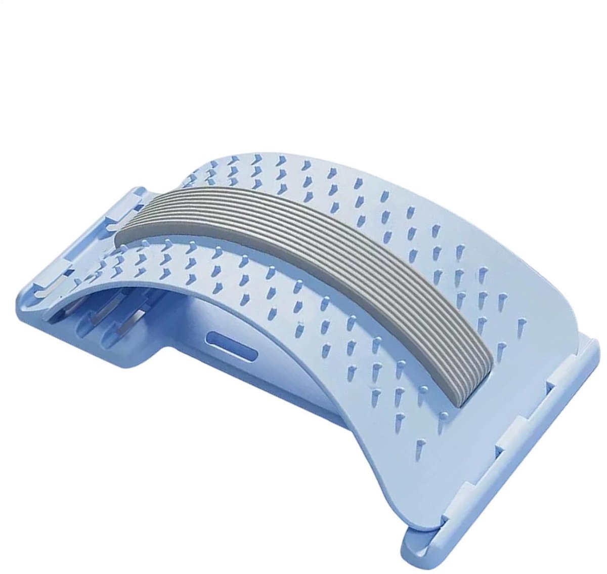 Onderste Rug Stretcher - Rugmassager Rugplank - Rugspanning Verlichten - 3-traps Verstelbaar - 38 x 24 cm - Zwart