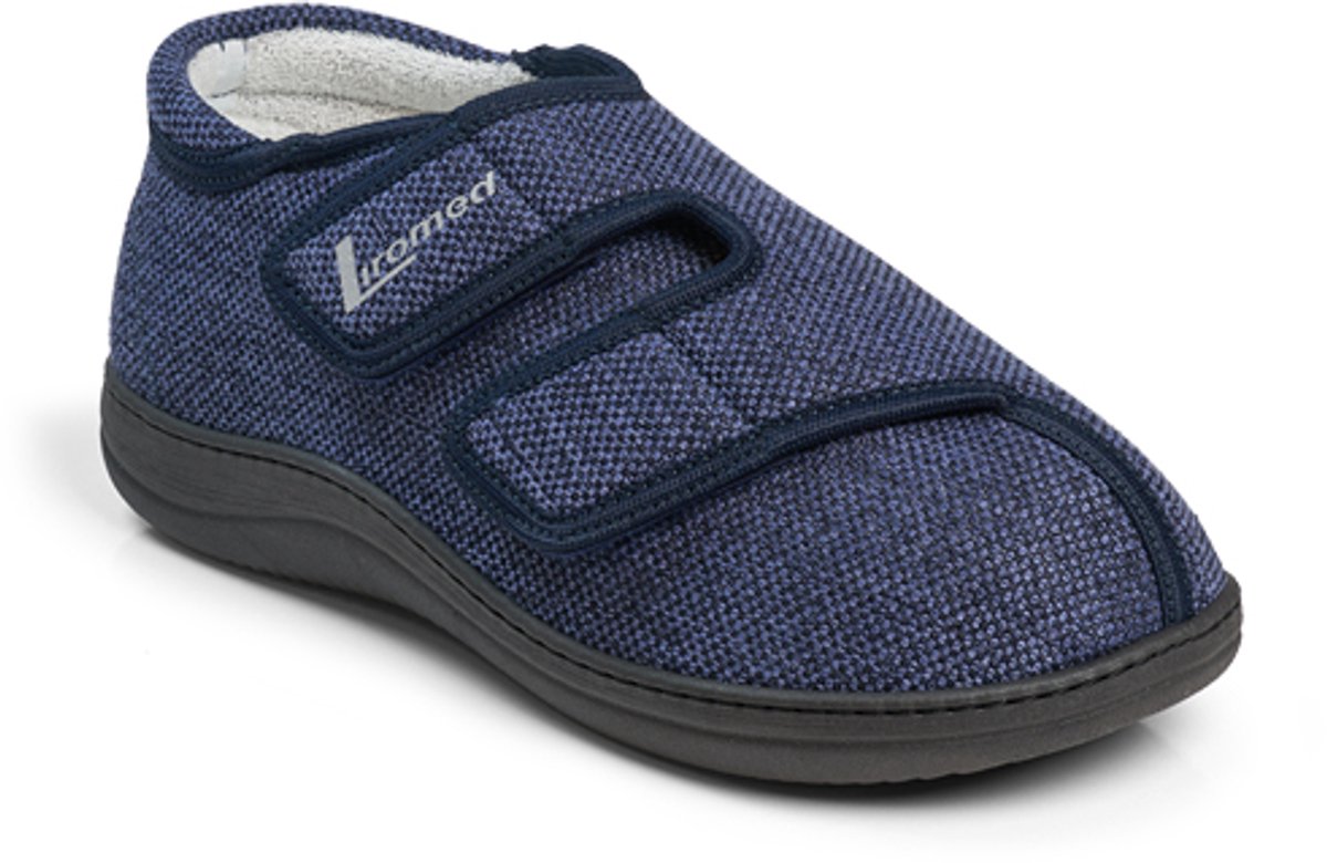 Liromed Kampen Verbandschoenen Laag – Extra Brede Verbandschoenen Marine (blauw) Paar Breedte L