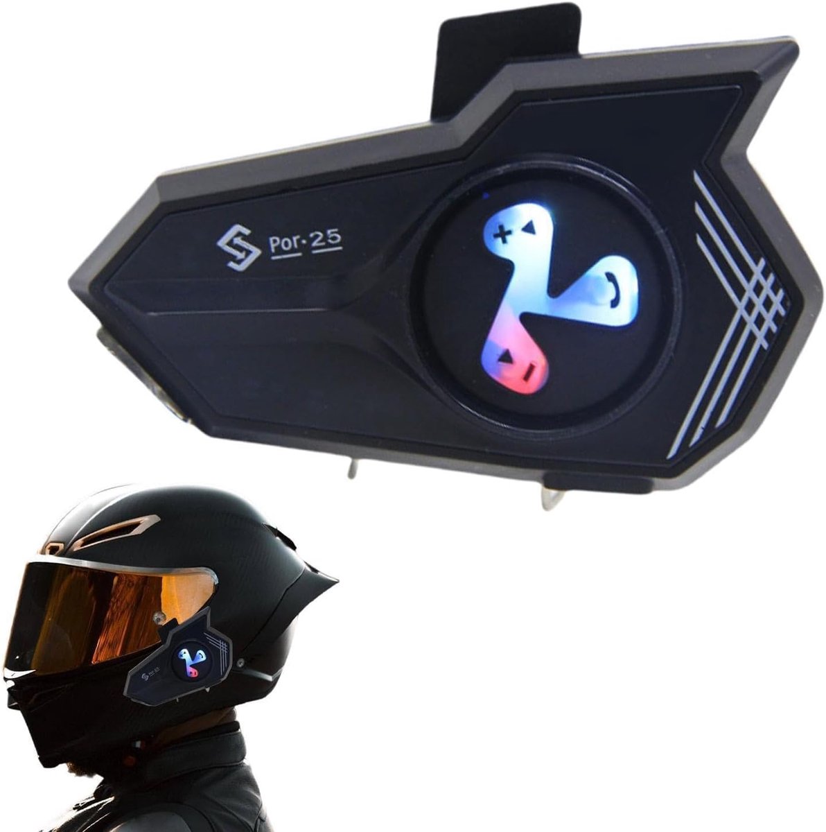 Motorfiets Headset - Motor Communicatie Systeem - Veilig Communiceren - Waterdicht Noise Cancelling - 19 x 1311 x 32 cm