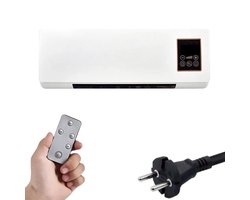 Aircomodel Ventilator - Elektrische 2-in-1 Verfrissing & Verwarming - 1800W Afstandsbediening & Timer - Snel Warm 3 Seconden - Wit