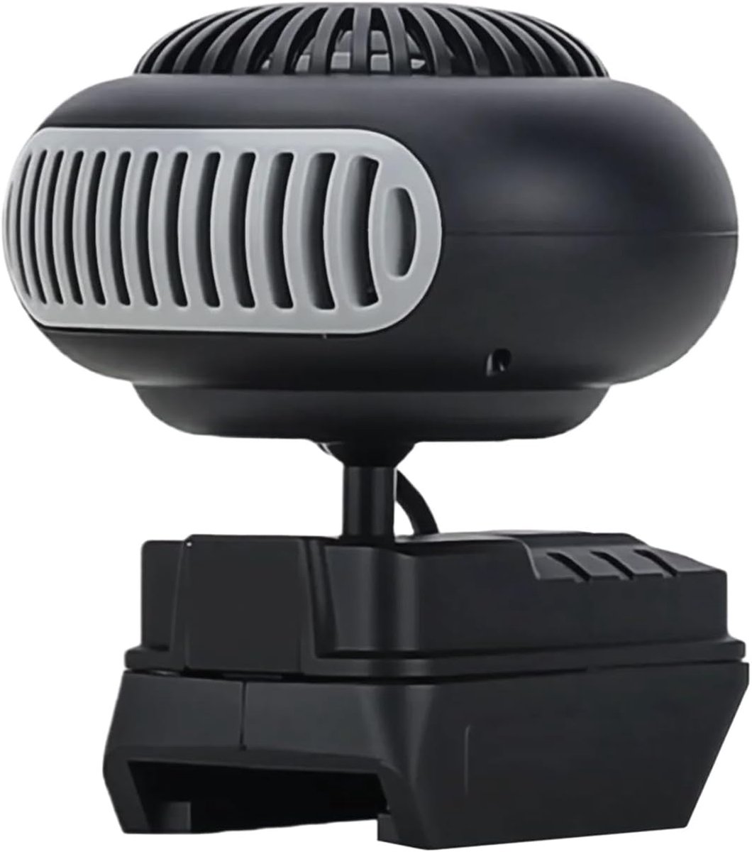 Draagbare Autoverwarmer - Voorruit Ontdooier - Snel Zicht - Dubbele Modus - 13.9 cm - Zwart