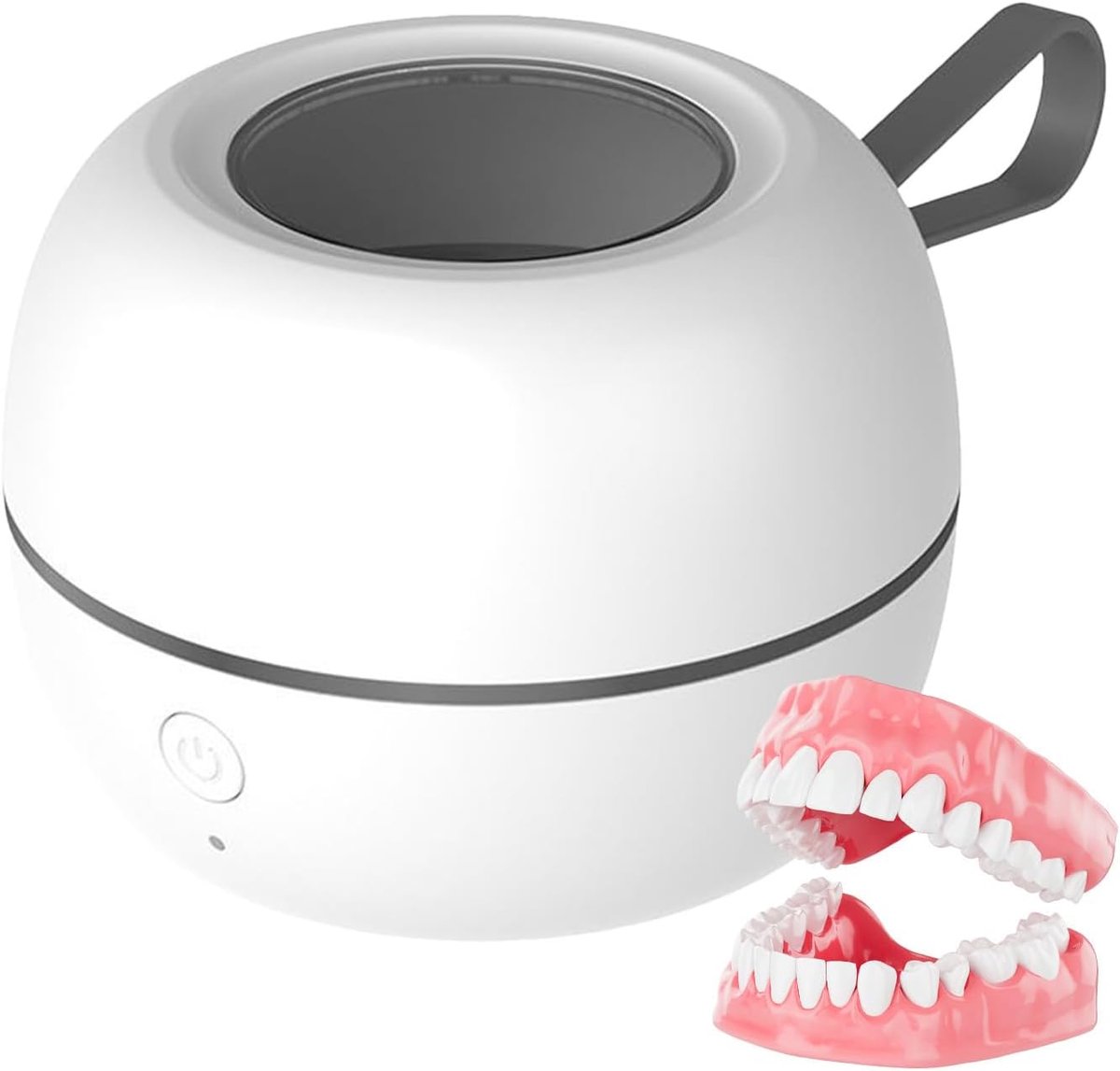 UV Reinigingsdoos - Fopspeenhouder - Hygiëne Onderweg - Touch Control - 11 x 11 x 8.3 cm - Wit