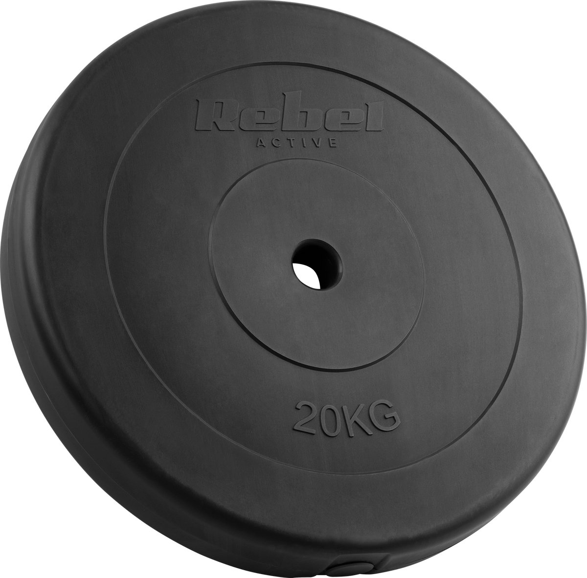 Rebel Active - Bitumineuze Gewichtschijf - 20kg - 31mm Diameter - Duurzame Constructie
