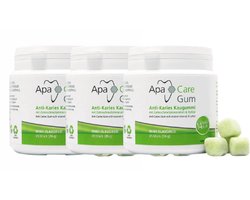 ApaCare Anti-Cariës Kauwgom - 3 x 45 stuks - Voordeelverpakking