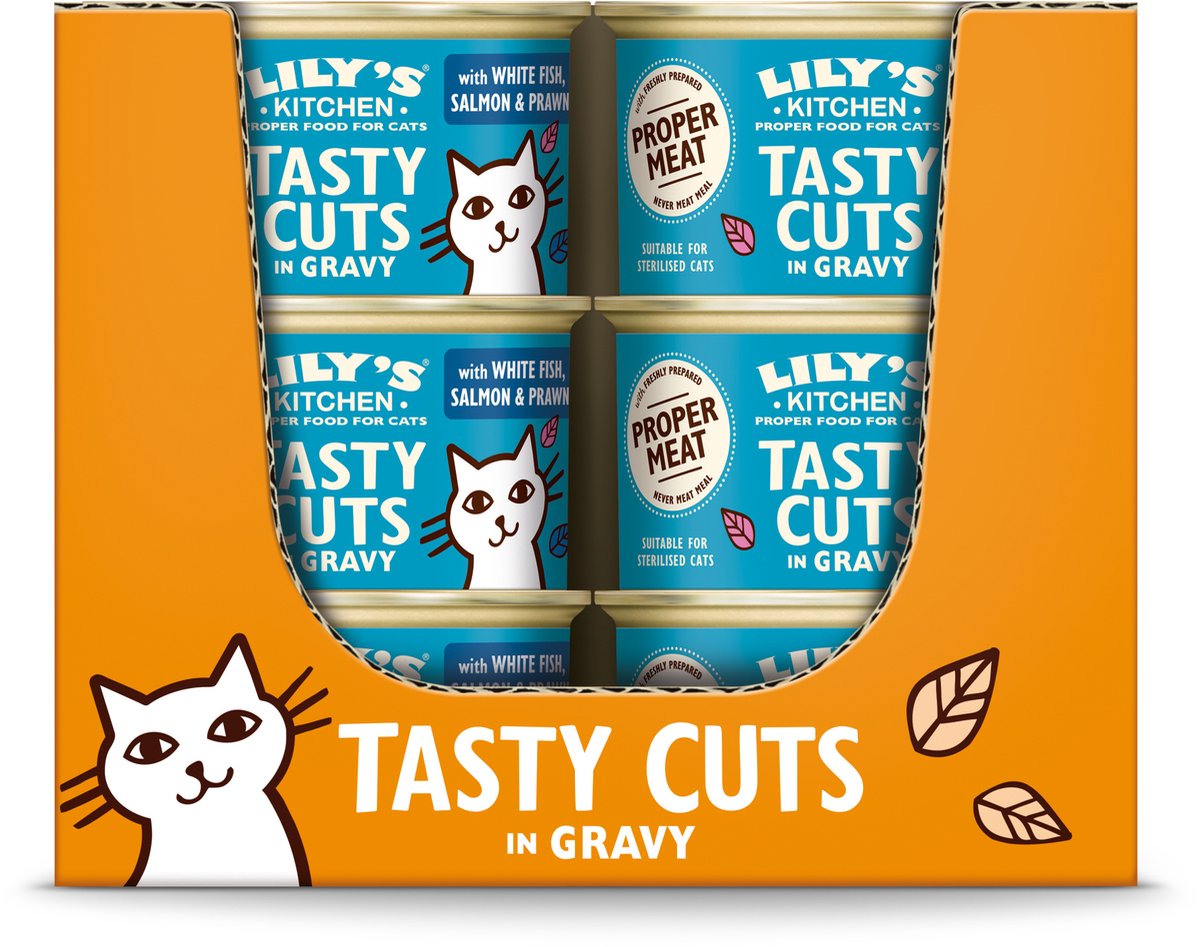 Lily's Kitchen Lily's Kitchen - Kattenvoer - Natvoer - Heerlijke Stukjes in Saus met Zeevis - 18 x 85 g