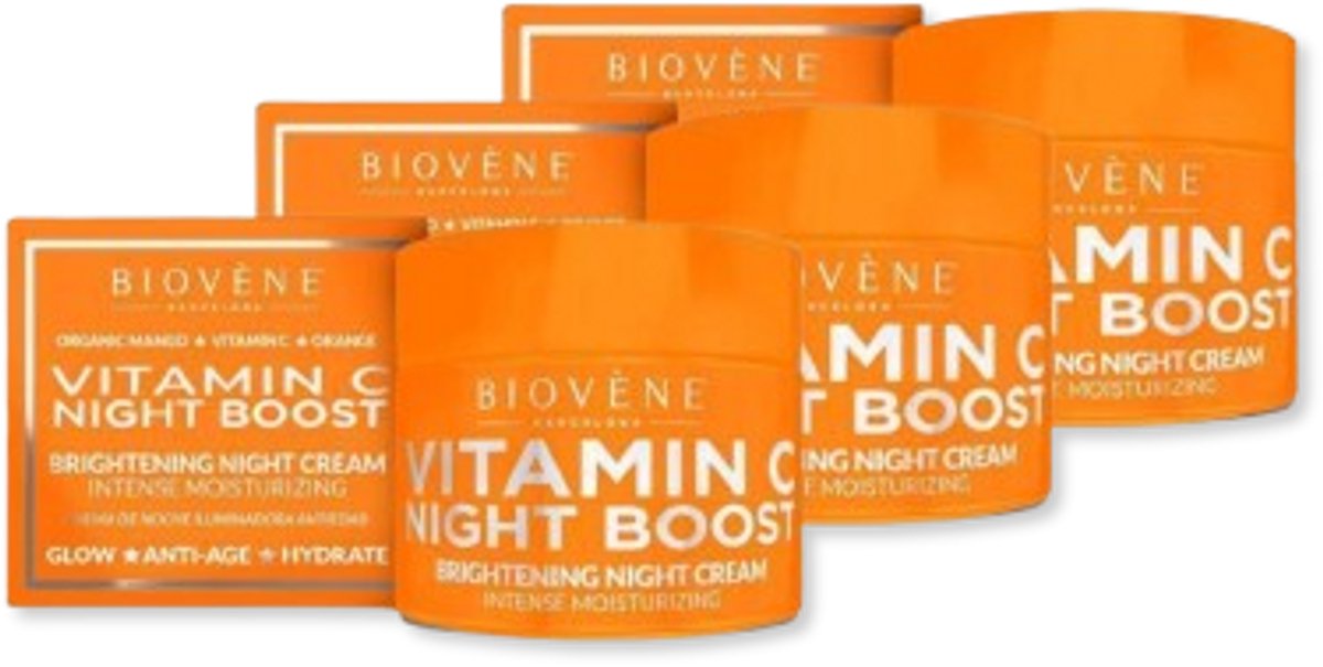 Biovene Nachtcreme Vitamin C 3 pak Voordeel