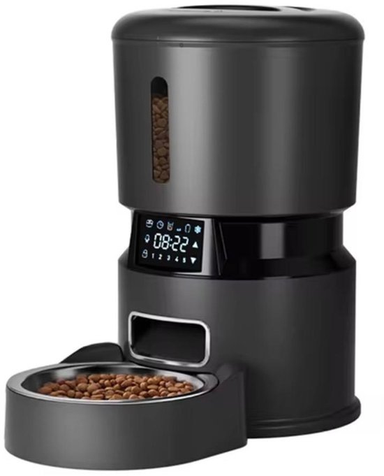 JdH Handel Automatische Voerbak Kat 4 Liter met Touchscreen
