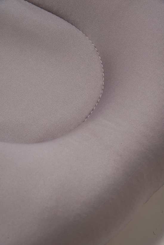 Babybadkussen - Baby badsteun - Veilig Baden - Antislip Design - Verstelbaar - Grijs — afbeelding 4