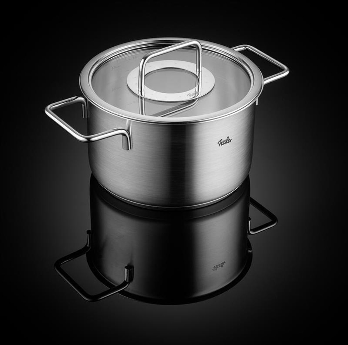 Fissler Pure Collection Pannenset met glazen deksel - 5 delig