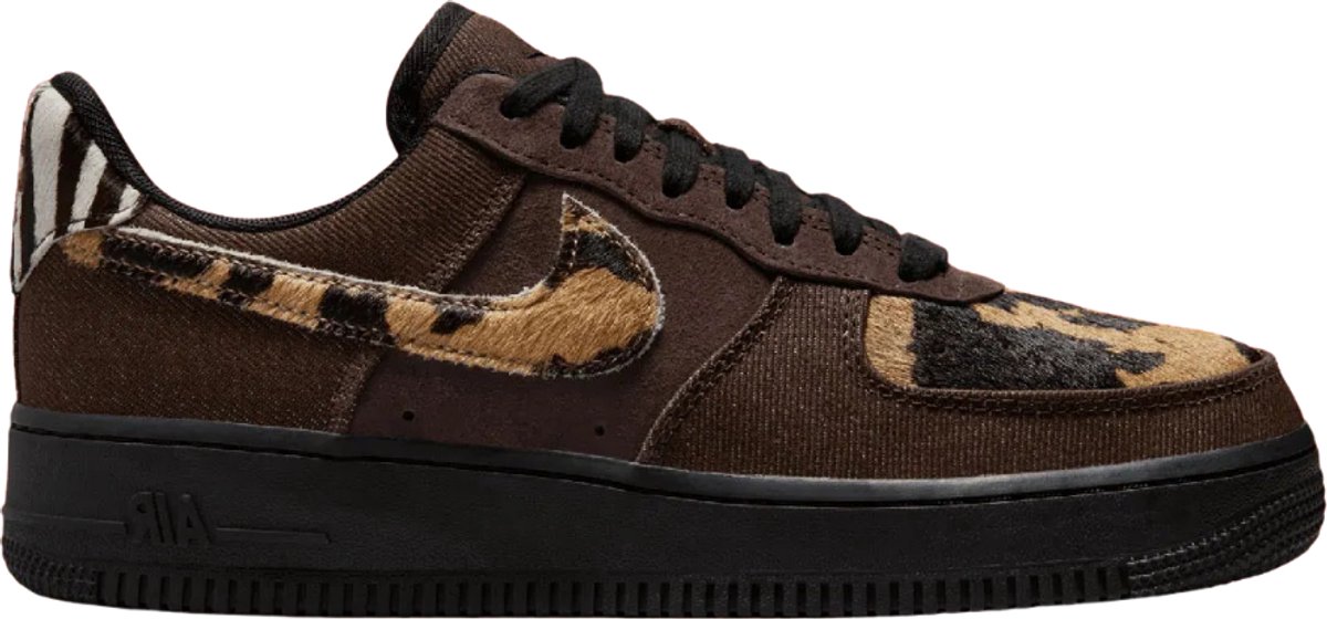 Nike Air Force 1 Low Animal Print Zwart