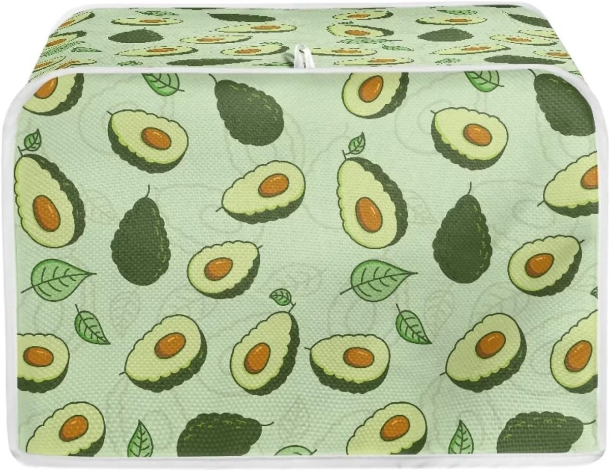 Broodroosterhoes - Keukenaccessoire - Apparaten Beschermen - Gewatteerde Constructie - 315 x 27 x 21 cm - Groen Avocado