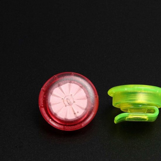 Fietsverlichting Waarschuwing Lichten - Mini Flitslichten Staartverlichting - Nacht Signaal - Waterdicht Ontwerp - 2.4 cm - Rood — afbeelding 3