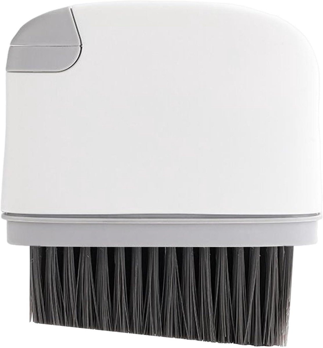 Raamgroefreiniger - Sleutelreiniger Gordijn - Vervuiling Verwijderen - Dubbele Functionaliteit - 16 x 14.2 x 1 cm - Lichtgrijs
