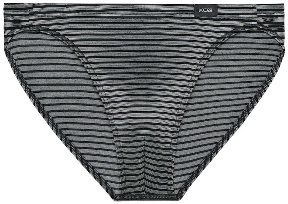 HOM - Monsieur Micro Briefs - Black/white stripes - mannen - 2XL