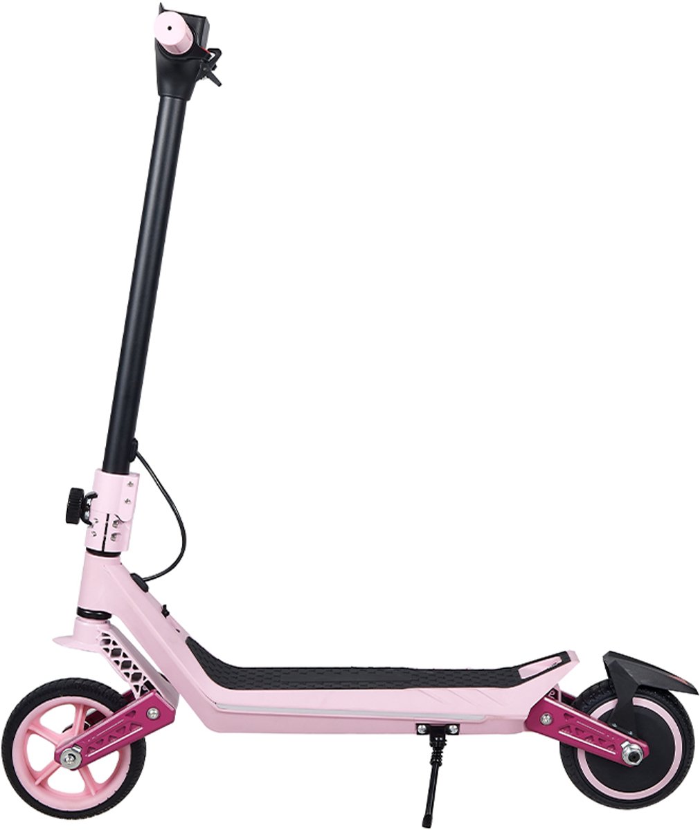YIQIFA U8 Elektrische Step Kinderen - Kinderstep Inklapbaar - 16km/u - 6.5" Wielen - Roze thumbnail 2